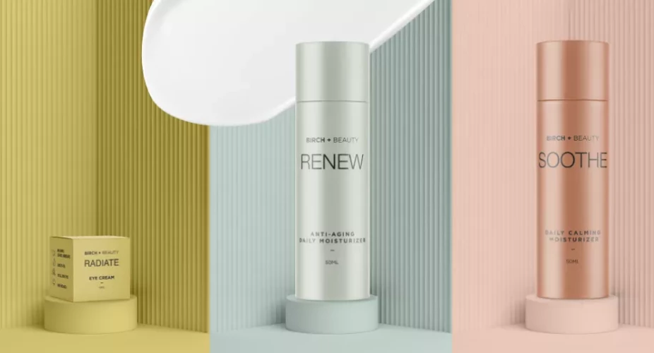 BIRCH+FOG CBD beauty skincare products