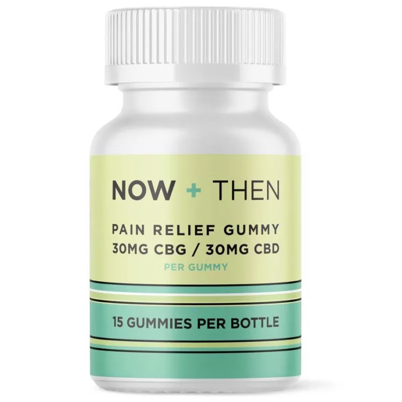 Pain Gummies 60mg CBD : CBG x 15 pcs (900mg) – NOW+THEN