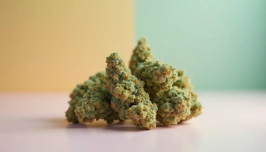 Sativa flower cannabis buds